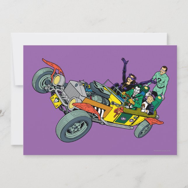 Batman Villains in Jokermobile (Voorkant)