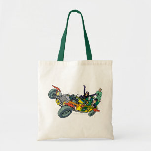 Batman Villains in Jokermobile Tote Bag