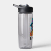 Batman vliegt door de nacht | Jouw namen toevoegen Waterfles (Rechts)