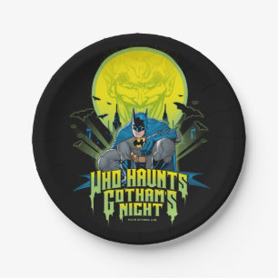 Batman Who Haunts Gothams Night Papieren Bordje