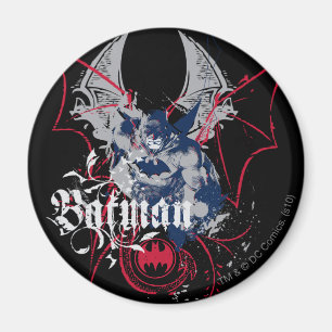 Batman Wing Collage Magneet