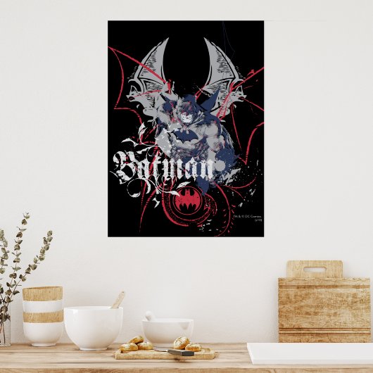 Batman Wing Collage Poster (Keuken)