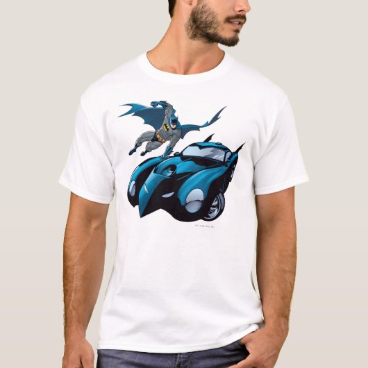 Batman zwaait over t-shirt (Voorkant)