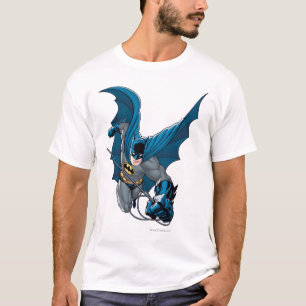 Batman zwaait vanuit touw t-shirt