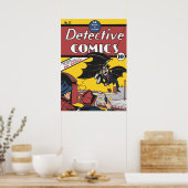 Batman's eerste verschijning Vintage Poster (Keuken)