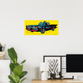 Batmobile Poster (Thuiskantoor)