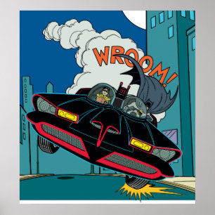 Batmobile Wroom. Poster