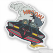 Batmobile Wroom. Sticker (Voorkant)