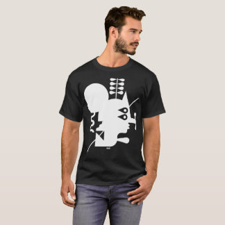 Batmouse3 Wit - Awahab Officiële Artiest Merch T-shirt