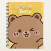 "Bato Bato" Honey Bear Spiral  Planner (Voorkant)