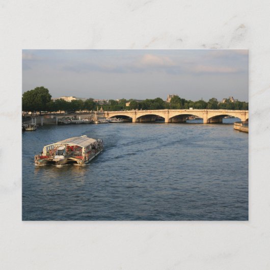 Batobus bij Pont de la Concorde Briefkaart (Voorkant)