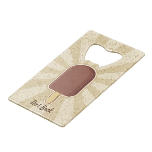 Bâton à crème glacée au chocolat (Dos Angle)