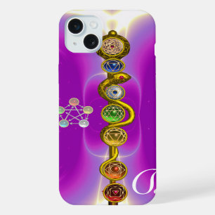 BÂTON D'ASCLEPIUS 7 CHAKRAS, YOGA, ÉNERGIE SPIRITU
