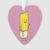 Bâton de beurre beurré des pouces heureux de (devant)