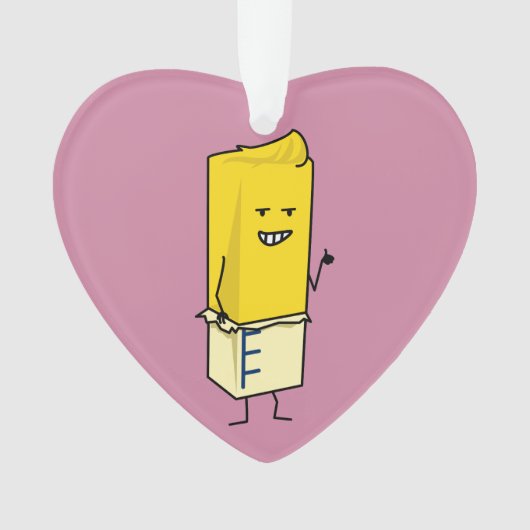 Bâton de beurre beurré des pouces heureux de (devant)