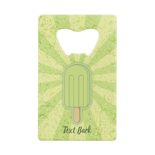 Bâton de crème glacée de chaux (Dos)