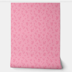 Bâton rose Peel Feminine Floral Papier peint