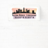 Baton Rouge LA City Skyline Spandoek (Insitu)