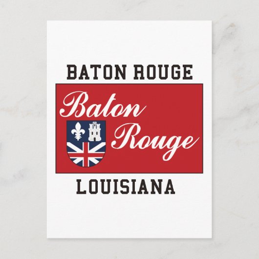 Baton Rouge Louisiana Briefkaart (Voorkant)