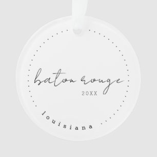Baton Rouge, Louisiana LA Travel Verenigde Staten Ornament