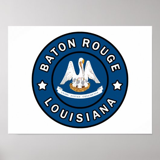 Baton Rouge Louisiana Poster (Voorkant)