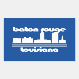 Baton Rouge, Louisiana Rechthoekige Sticker