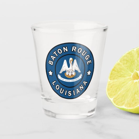 Baton Rouge Louisiana Shot Glas (Voorkant)