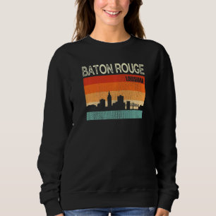 Baton Rouge Louisiana Stadssilhouet Trui