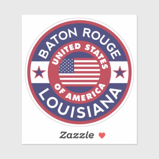 BATON ROUGE, Louisiana Sticker (Vel)
