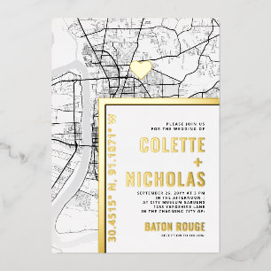 Baton Rouge Love Locator   Stadsweddenschap Folie Uitnodiging