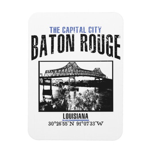 Baton Rouge Magneet (Verticaal)