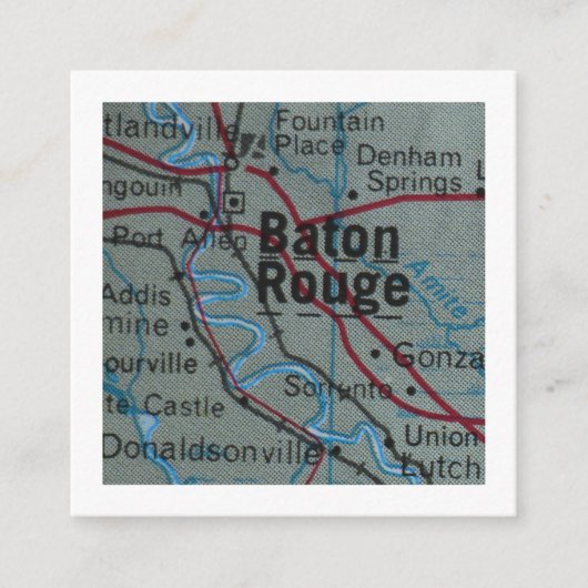 baton rouge Nous avons déplacé une nouvelle carte (Devant)