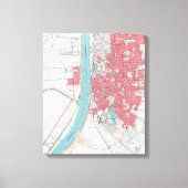  Baton Rouge Riverfront Canvas Afdruk (Voorkant)