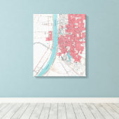  Baton Rouge Riverfront Canvas Afdruk (Insitu (Houten vloer))