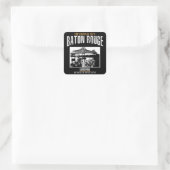Baton Rouge Vierkante Sticker (Tas)