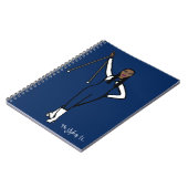 Baton Twirler Marine White Accent B Notitieboek (Linkerzijde)