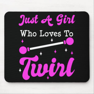 Baton Twirler Twirling Majorette Funny Gift Muismat