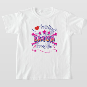 Baton Twirlers, ik hou van Twirling, Baton T-shirt