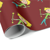 Baton Twirling Cadeaupapier (Rol Hoek)