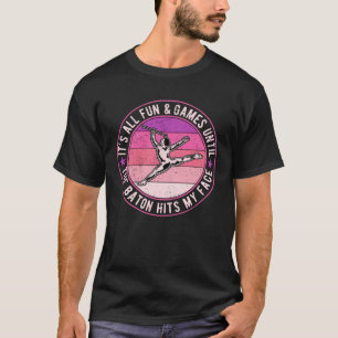 Baton Twirling Majorette 2 T-shirt