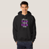 Baton Twirling Queen Aesthetic Twirler Hoodie (Voorkant volledig)