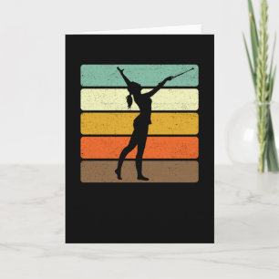 Baton Twirling Spruch Sport Twirl Kaart
