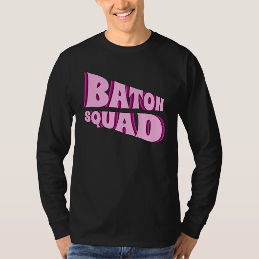 Baton Twirling Squad Majorette  1 T-shirt (Voorkant)