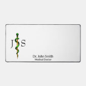 Bâton vert de plantes de l'Asclepius Gold Médicale (Recto)