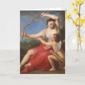 Batoni 1708-1787 Carte Diana & Cupid (Fleur jaune)