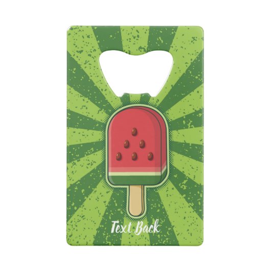 Bâtonnet de glace à la pastèque (Dos)