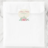 Bâtonnets de vœux autocollants | Ensemble floral m (Sac)