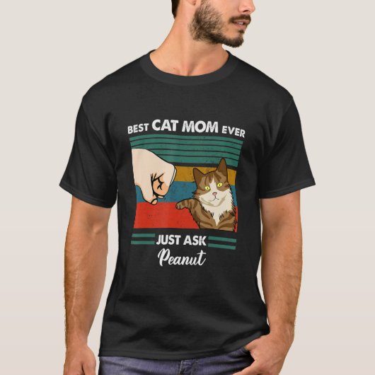 Batozine Beste Kat Mam Kat Pap Ooit Vraag het gewo T-shirt (Voorkant)