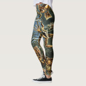 Batrachia Frogs door Ernst Haeckel Leggings (Links)