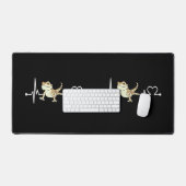 Batracien à barbe Rythme cardiaque Drôle d'animal (Clavier et souris)